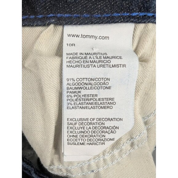 Tommy Hilfiger Jeans Womens 10R Dark Wash Classic Bootcut Stretch Denim Pants - Picture 15 of 16